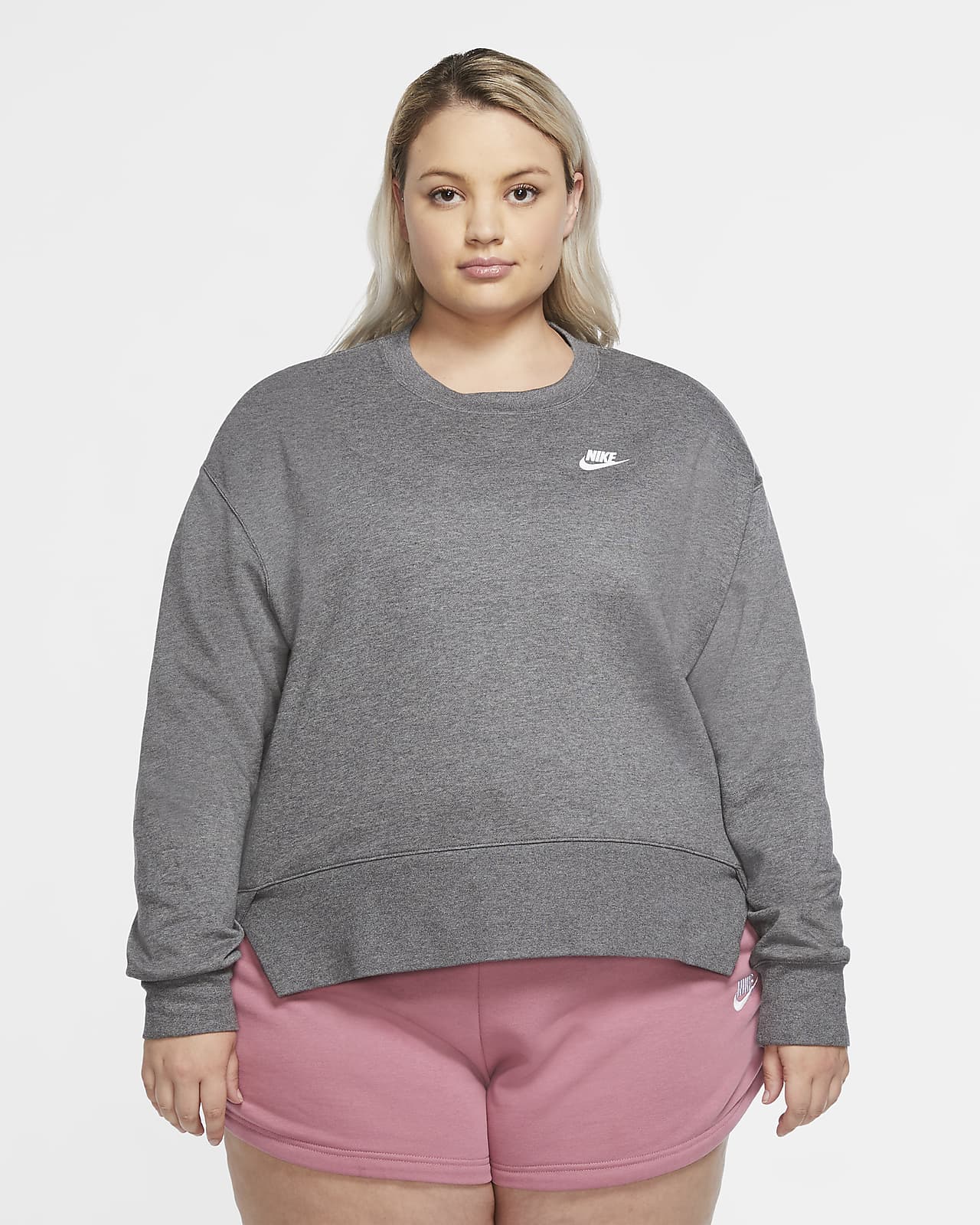 nike sportswear club women's fleece crew