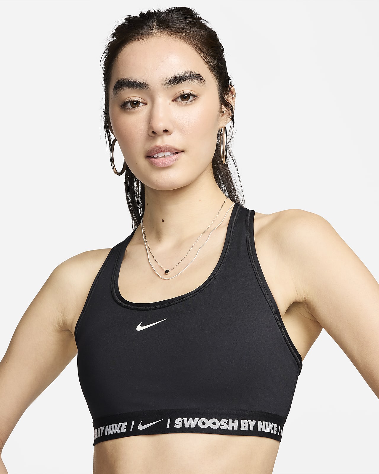 Αθλητικός στηθόδεσμος με ενίσχυση Nike Swoosh Medium Support