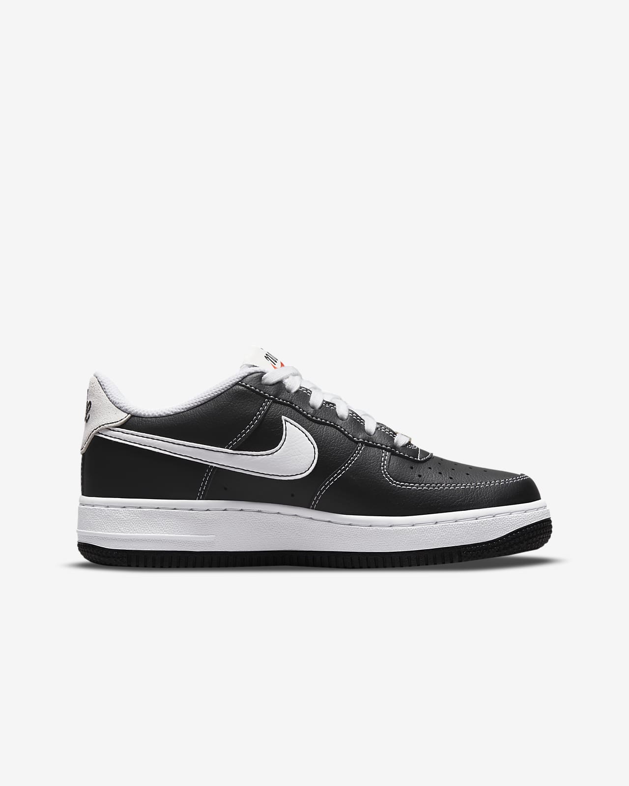 Kids nike air force 1 black and white Clearance