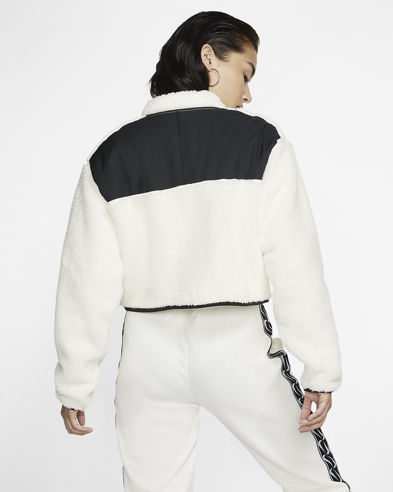 nike fleece crop top