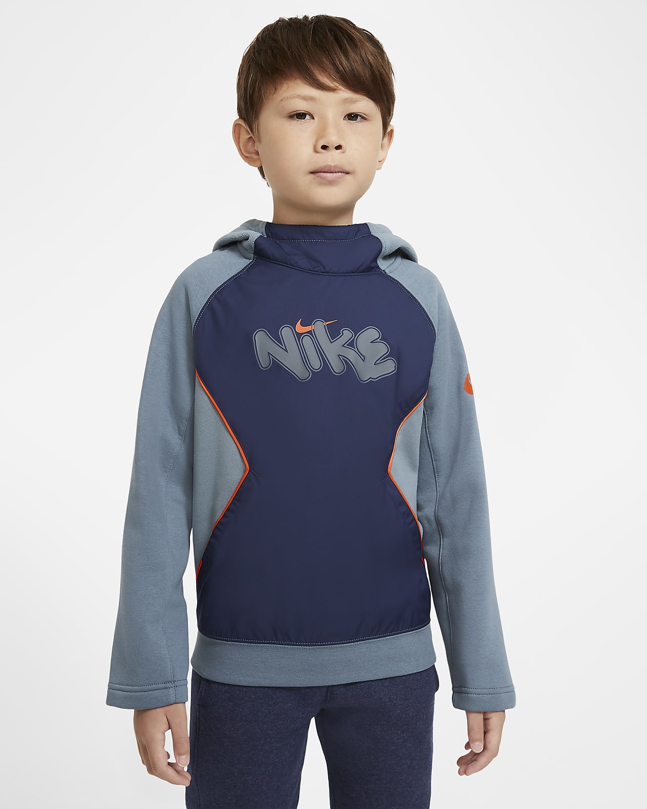 grey nike hoodie boys