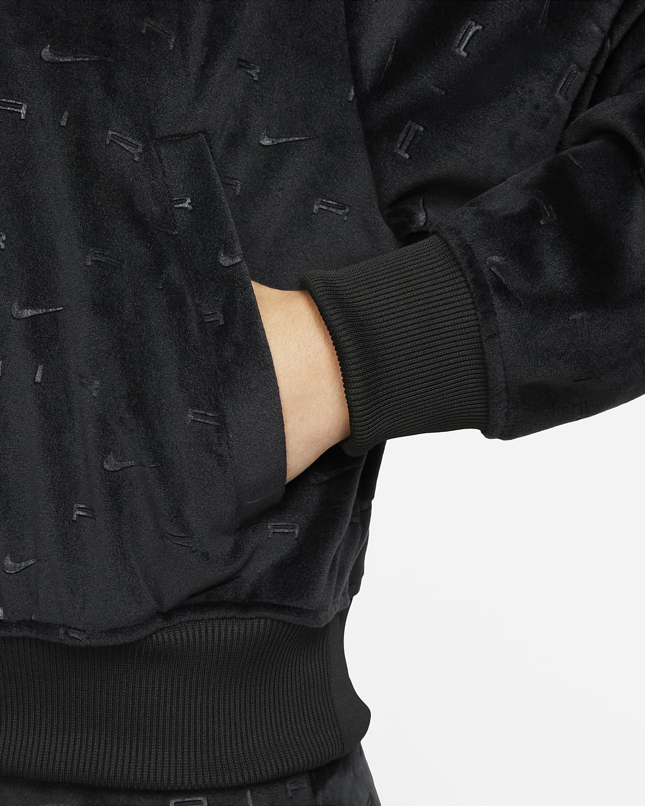 velvet nike jacket