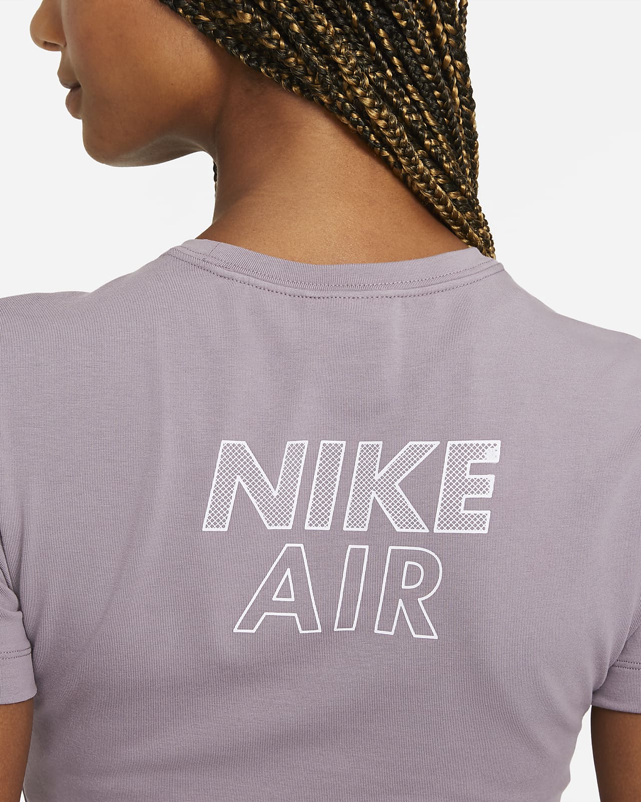 nike air women's long crop top