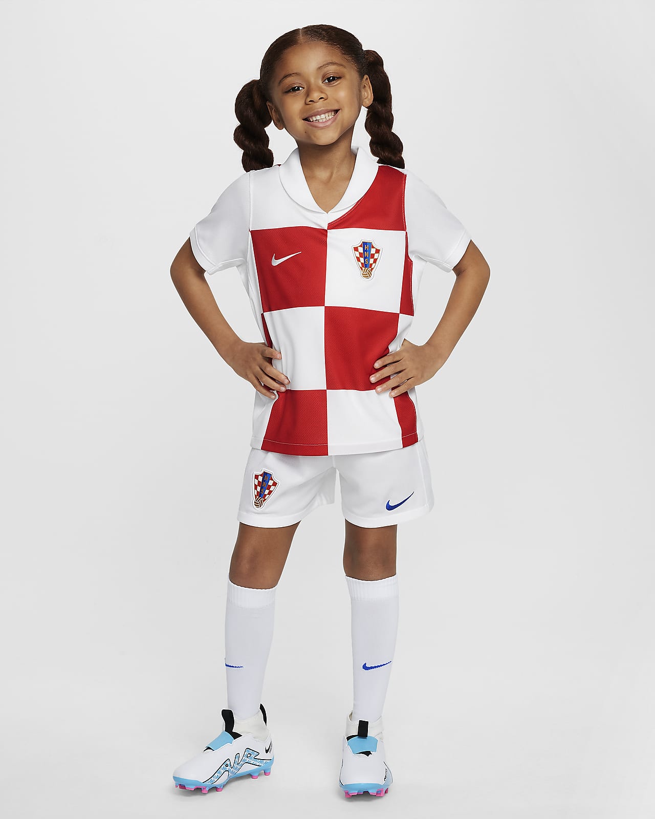 Kroatien 2024/25 Stadium Home Nike Replika-Fußballtrikot (jüngere Kinder)