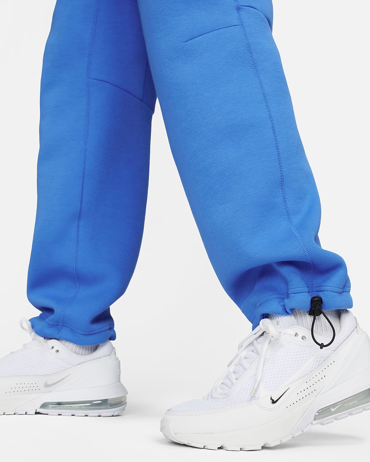 Nike Men's Open Hem Fleece Pocket Sweatpants Black/White 823513-010 ,  X-Large