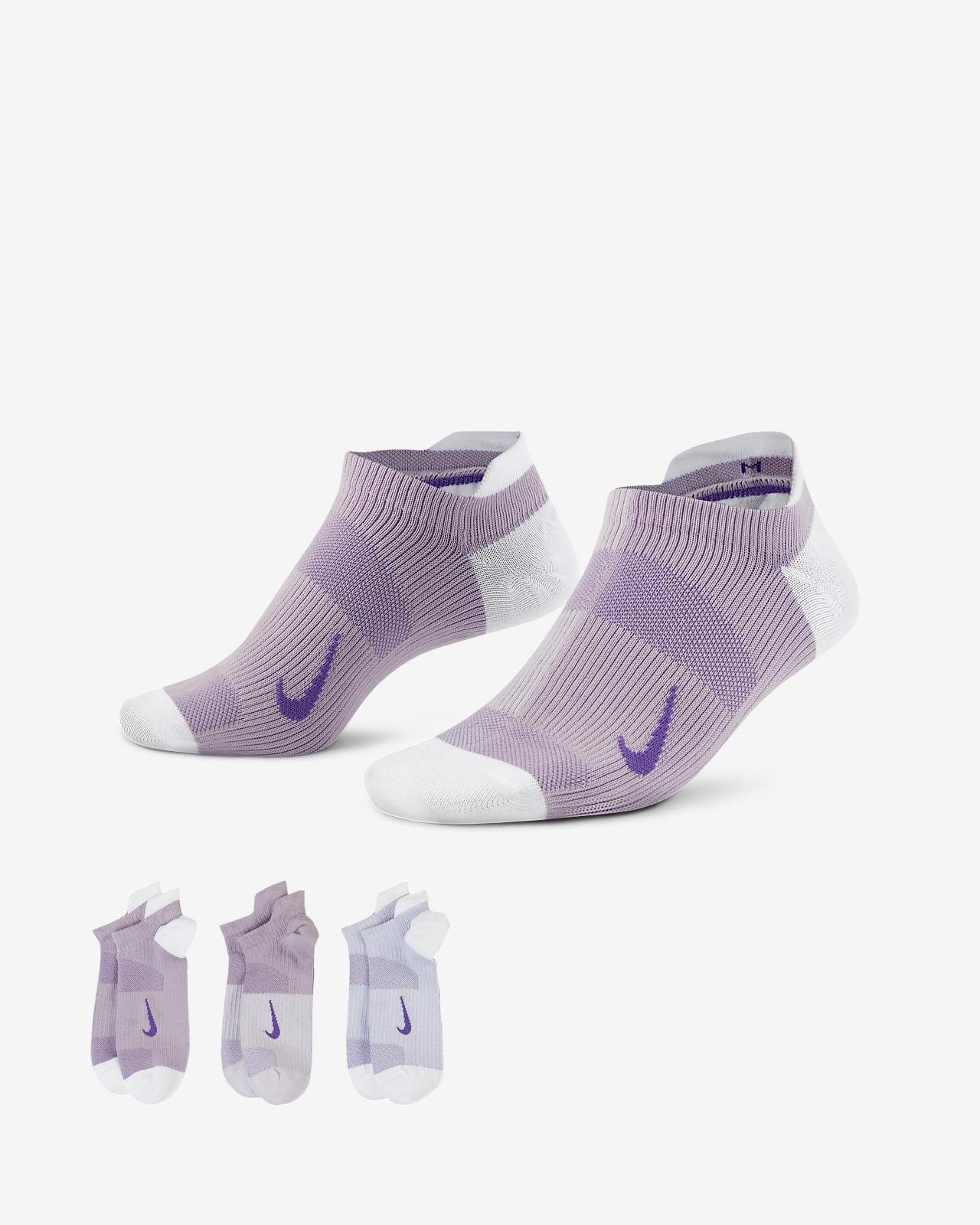 Nike Everyday Plus Lightweight Women's Training No-Show Socks (3 Pairs ...