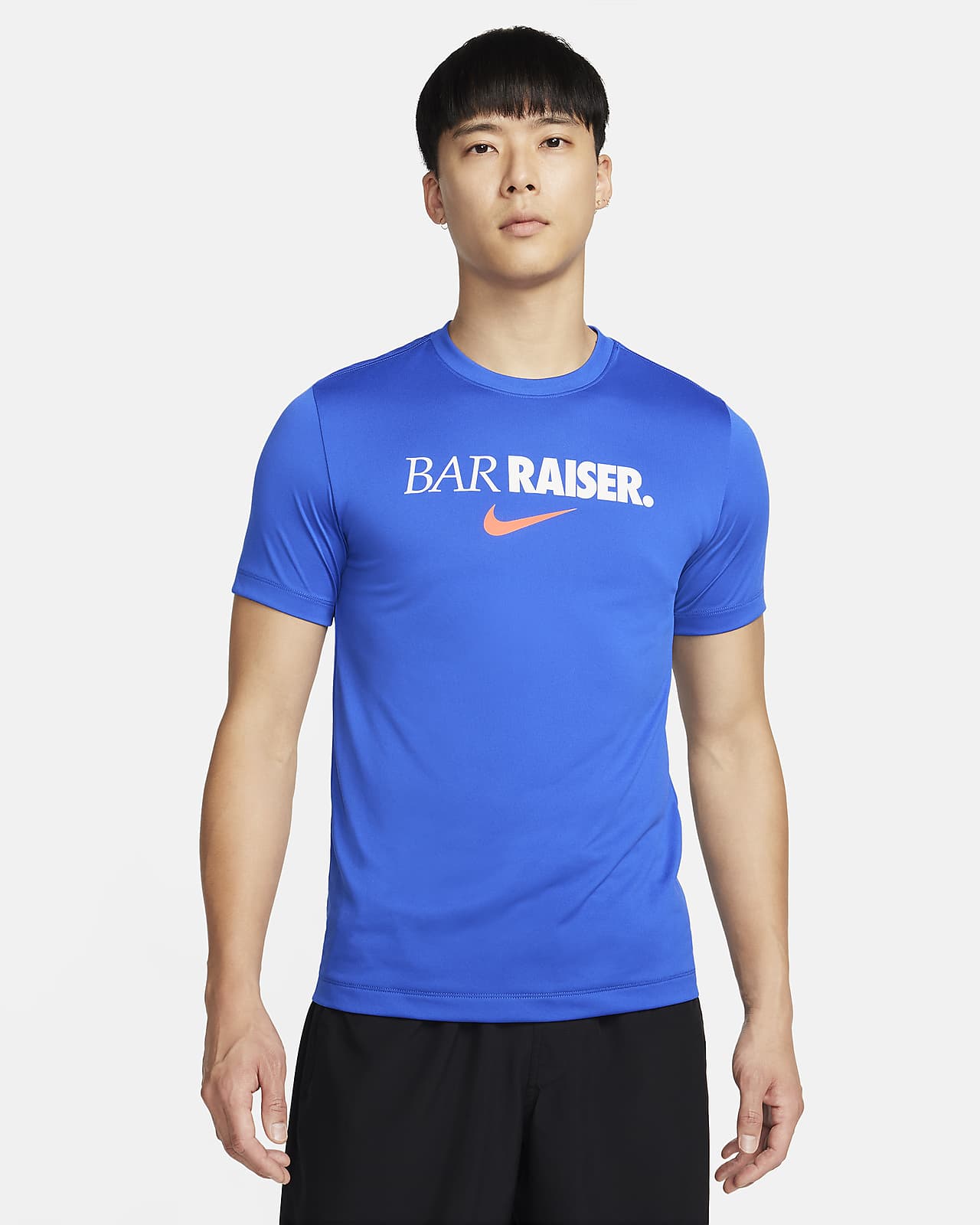 Nike Dri Fit Rise 365 Sleeveless T-Shirt Blue