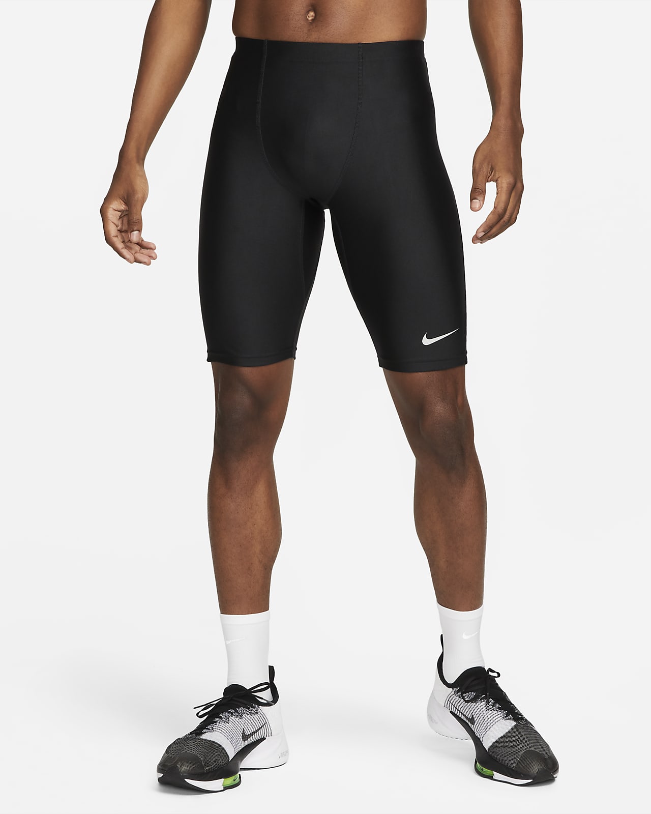 Tights da gara a metà lunghezza Nike Dri-FIT Fast – Uomo