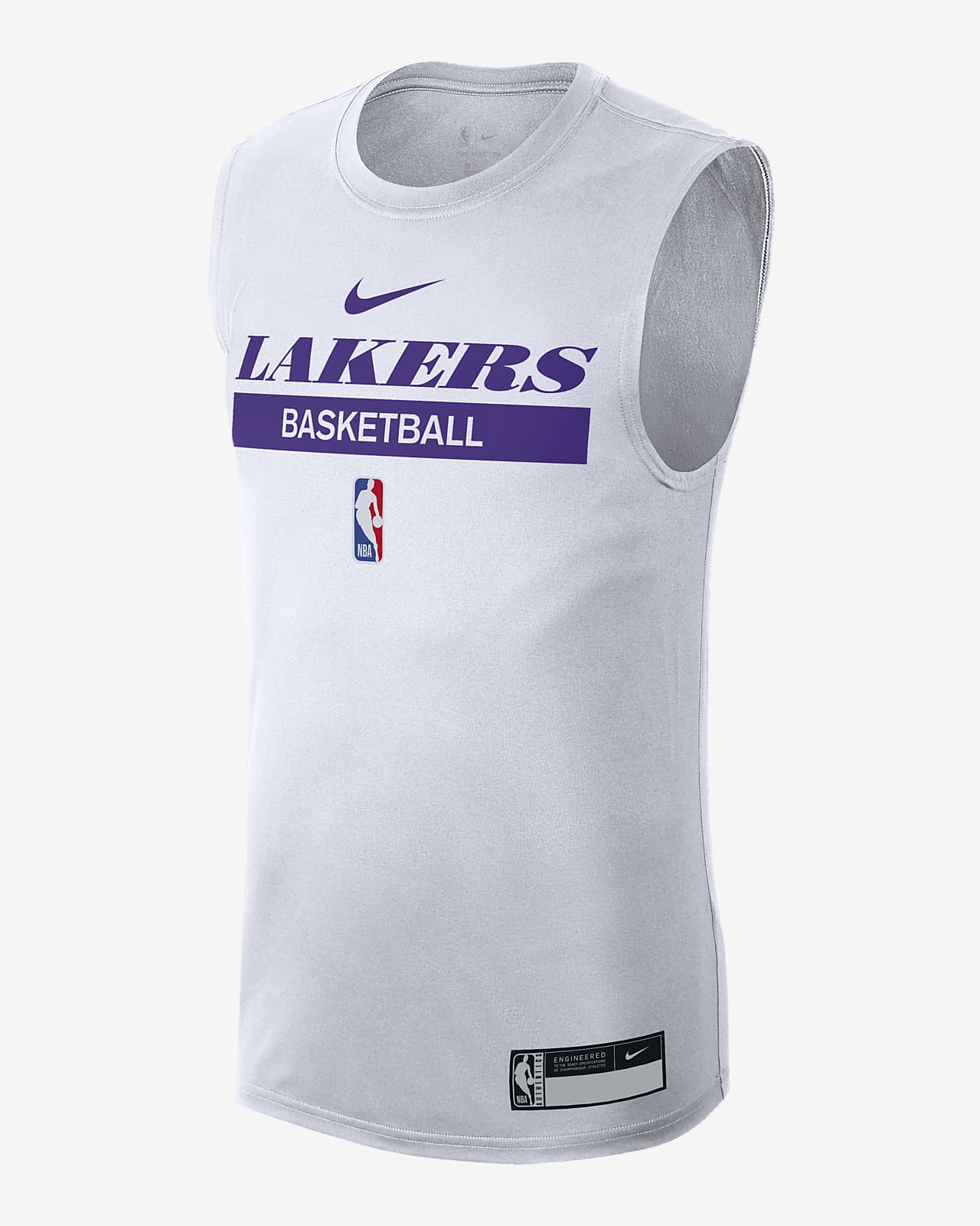 Los Angeles Lakers Men's Nike Dri-FIT NBA Practice Sleeveless T-Shirt. Nike