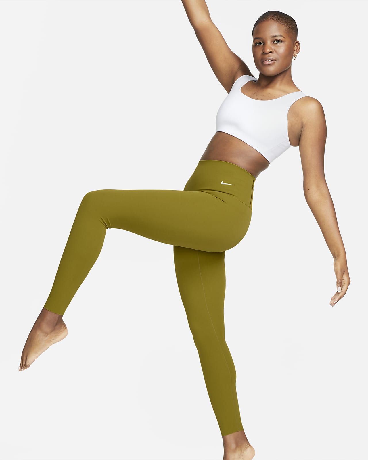 Nike Zenvy Women's Gentle-Support High-Waisted 7/8 Leggings. Nike