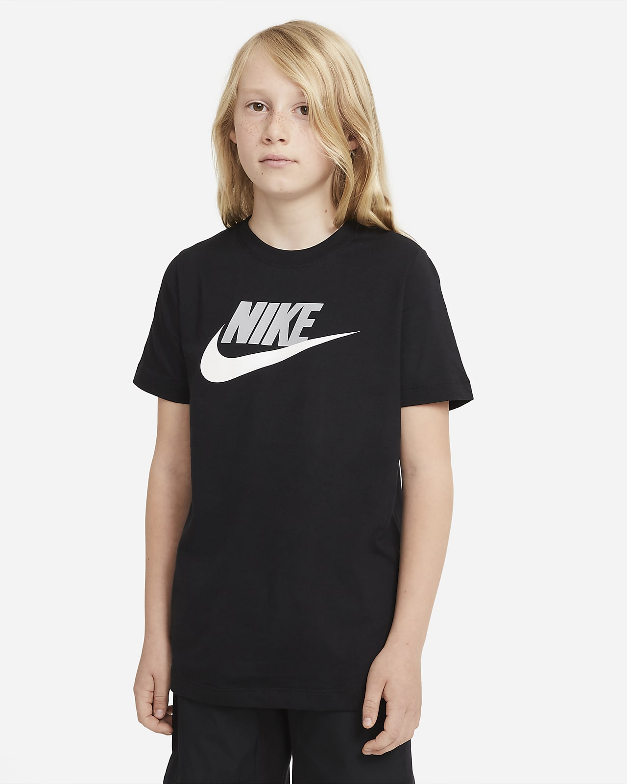 T-shirt de algodão Nike Sportswear Júnior