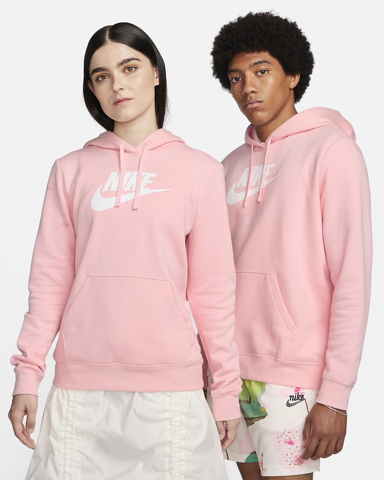 Sudadera con gorro sin cierre con logotipo para mujer Nike Sportswear Club Fleece