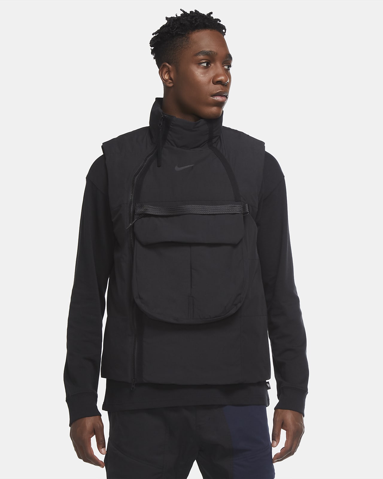 nike tech pack vest down filled