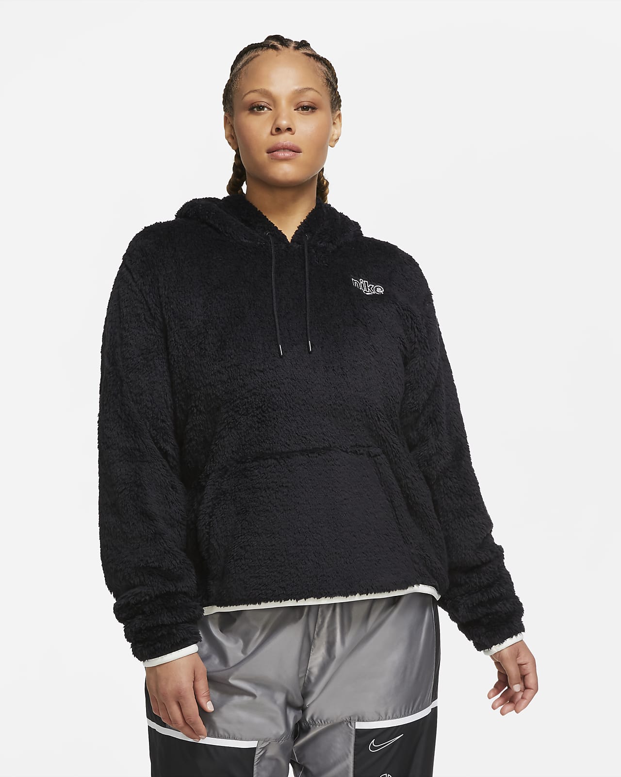 nike black womens hoodie