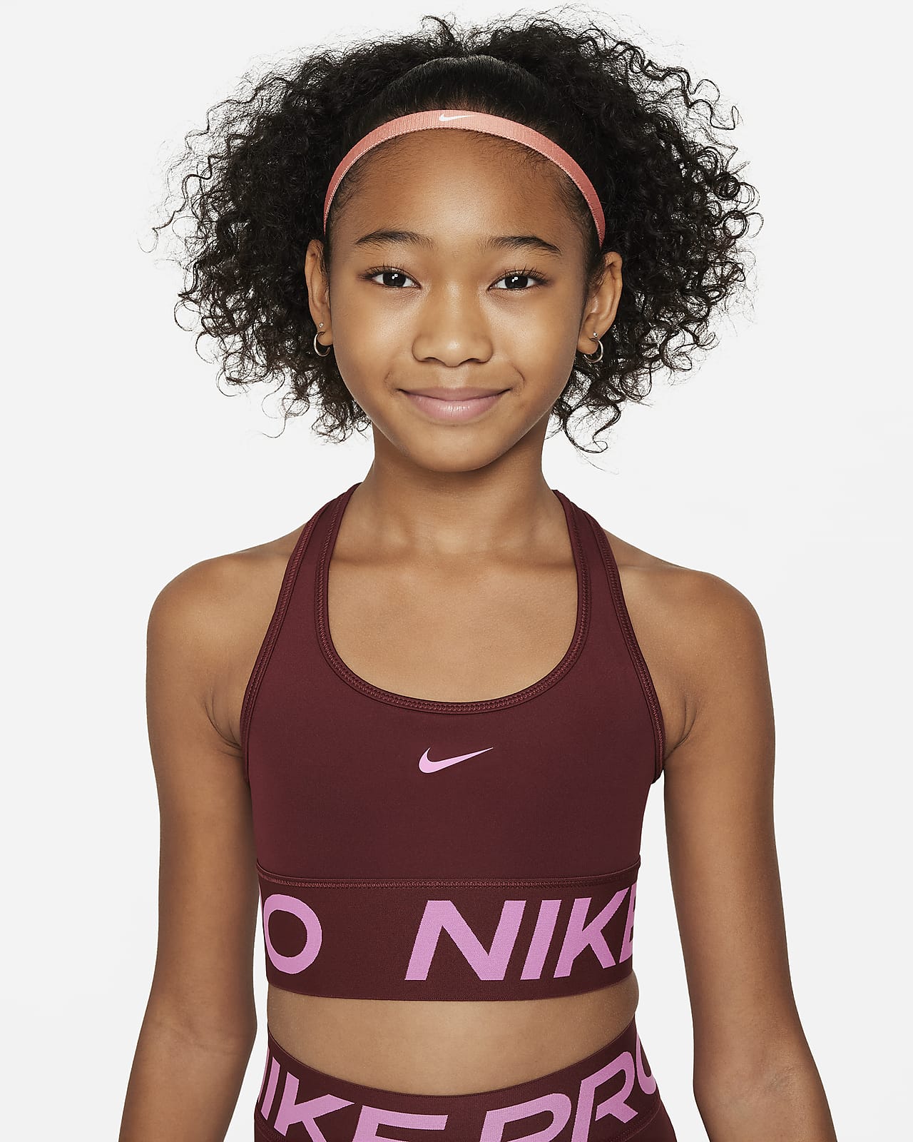Bra deportivo para niña Nike Pro Swoosh