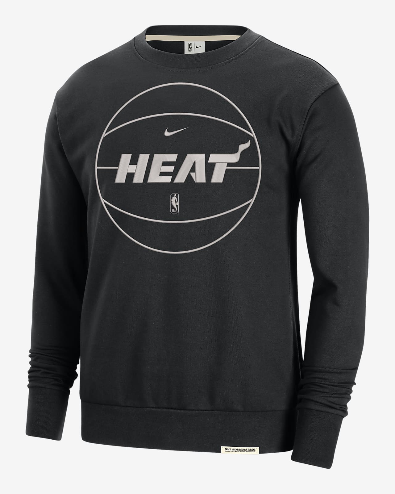 Miami Heat Standard Issue Nike Dri-FIT NBA-Sweatshirt für Herren