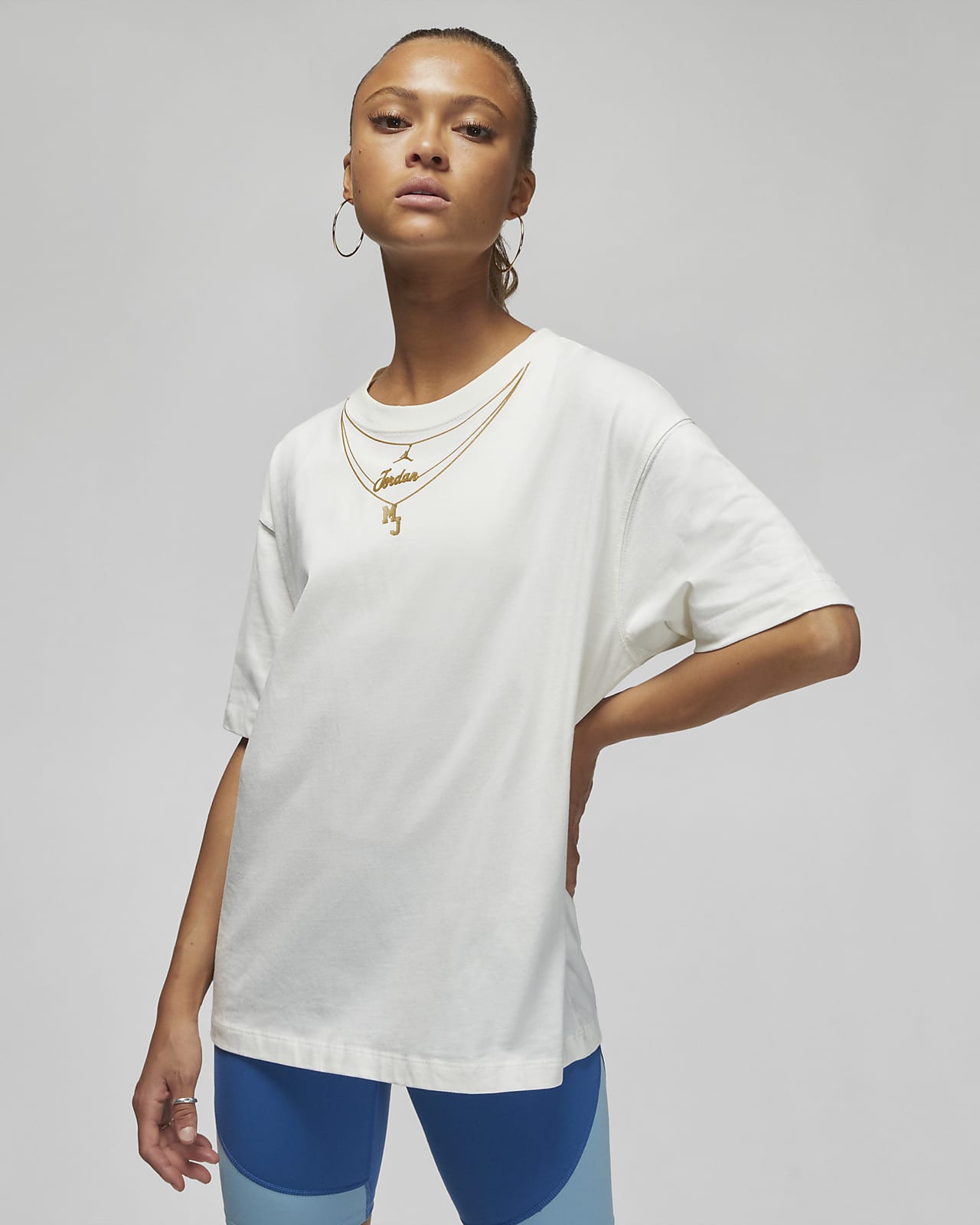 Jordan (Her)itage Camiseta con cadena de oro - Mujer. Nike ES