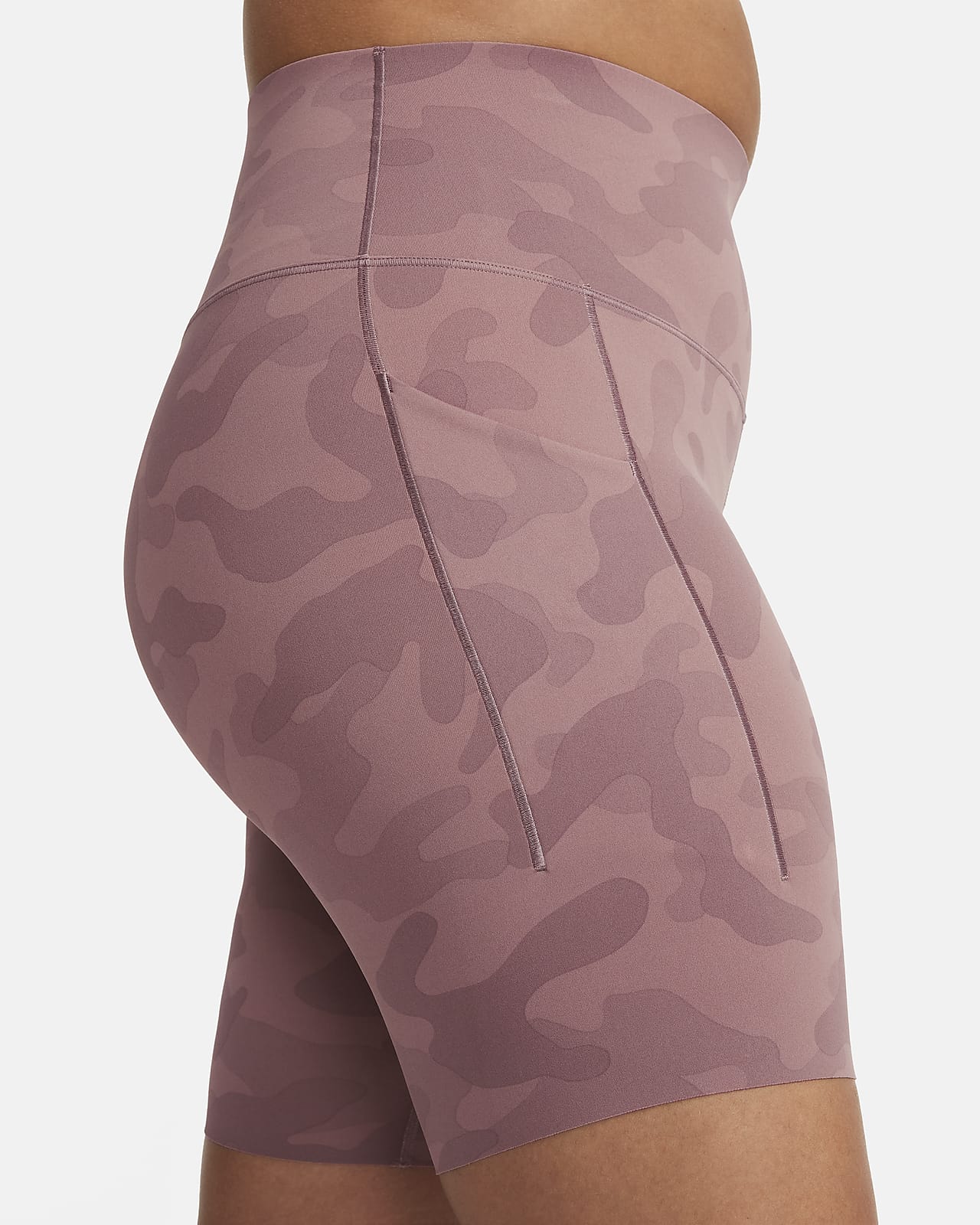 Nike Universa Women\'s Shorts Camo Medium-Support 8\