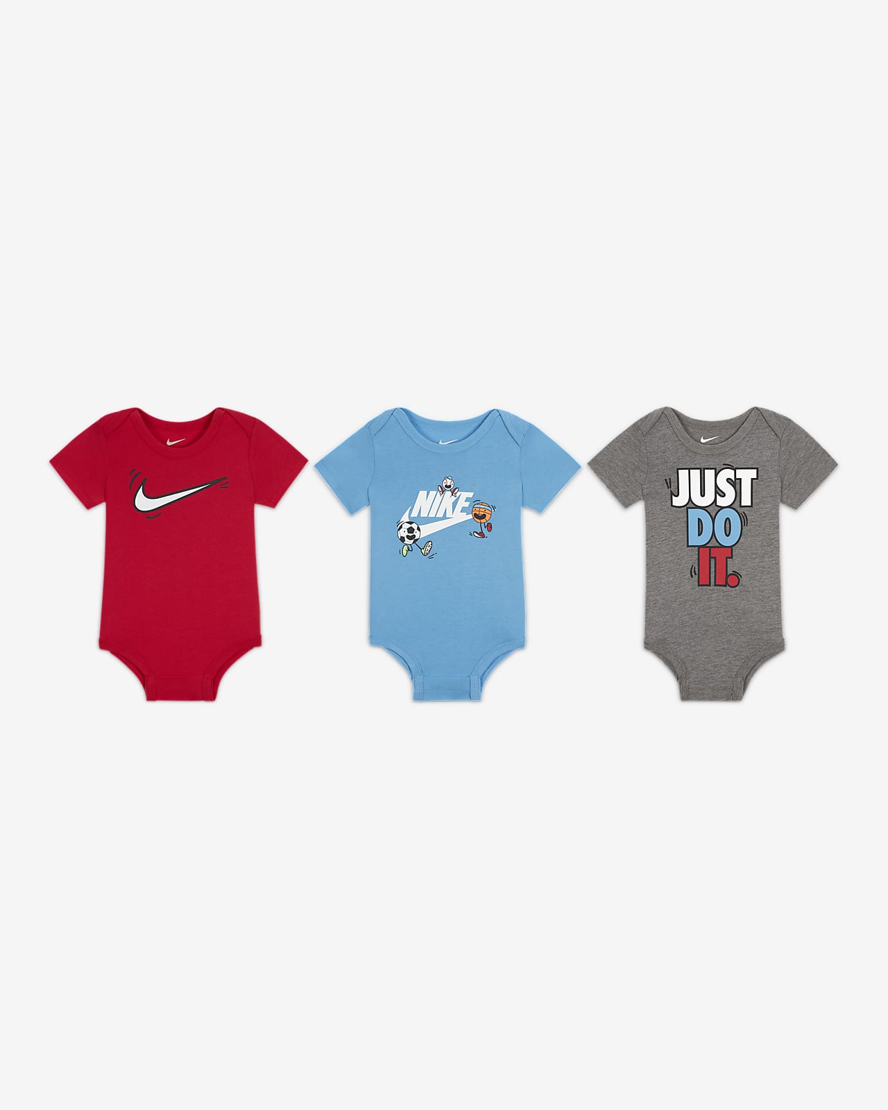 Nike ujjatlan kezeslábas babáknak (0-9 hónapos)