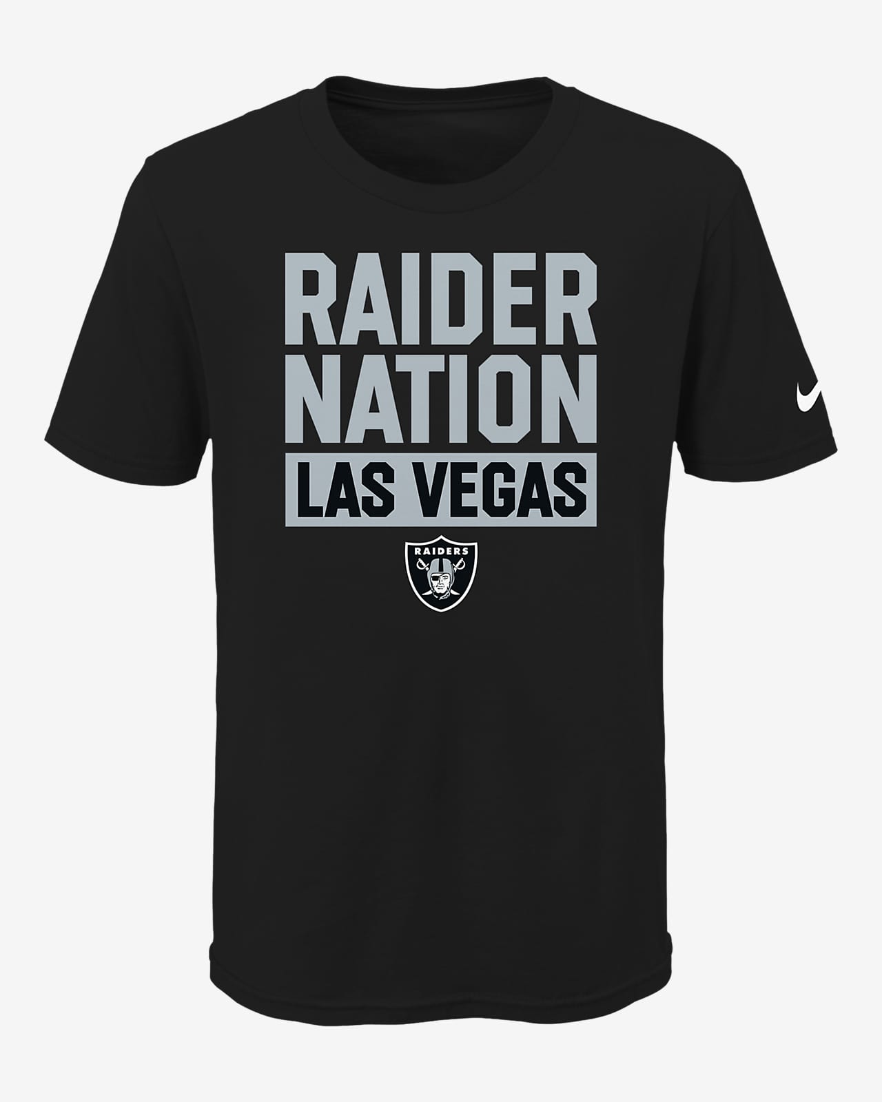 raiders t shirt nike