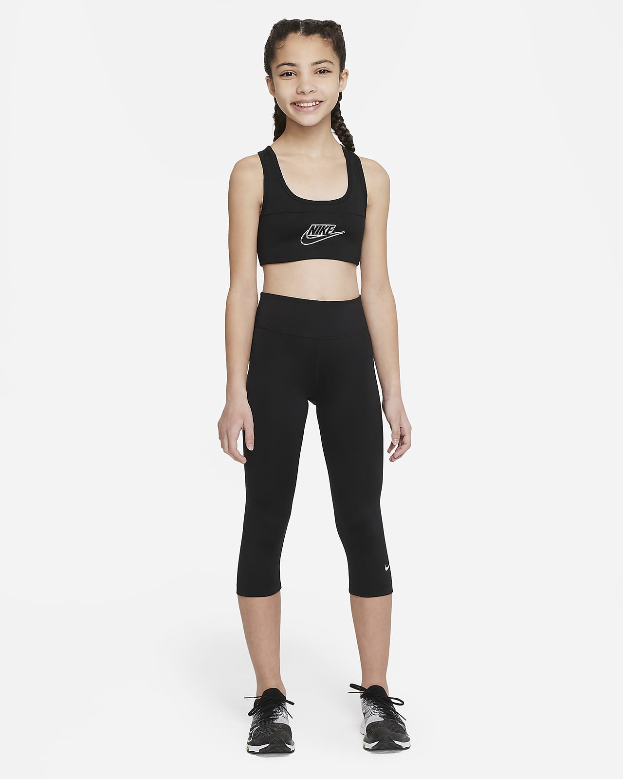 Nike Dri-FIT One Big Kids' (Girls') Capri Leggings