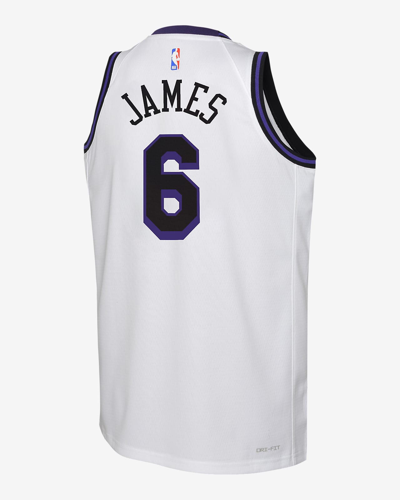 Camisola NBA Swingman Nike Dri-FIT Lebron James Los Angeles Lakers City  Edition Júnior