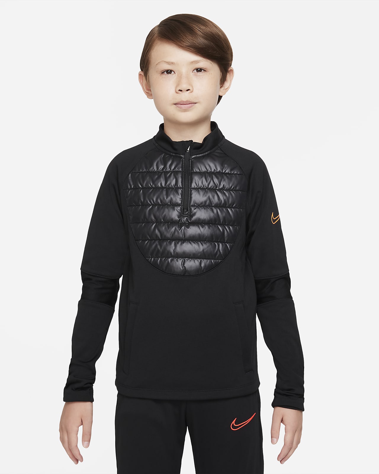 Ποδοσφαιρική μπλούζα προπόνησης Nike Therma-FIT Academy Winter Warrior για μεγάλα παιδιά