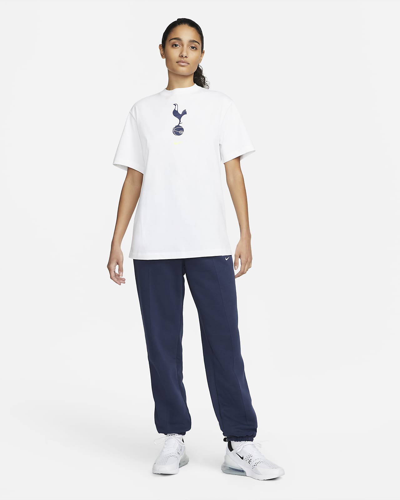 Tottenham Hotspur Nike Women's Club Crest T-Shirt - White