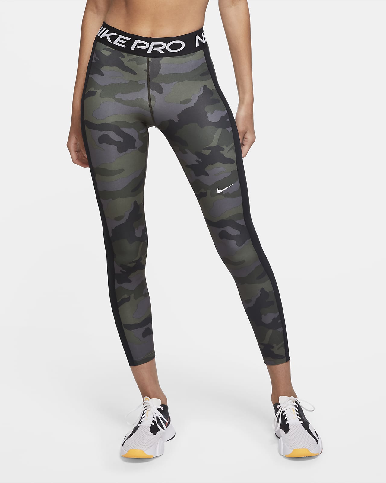 Legging camouflage 7/8 Nike Pro pour Femme