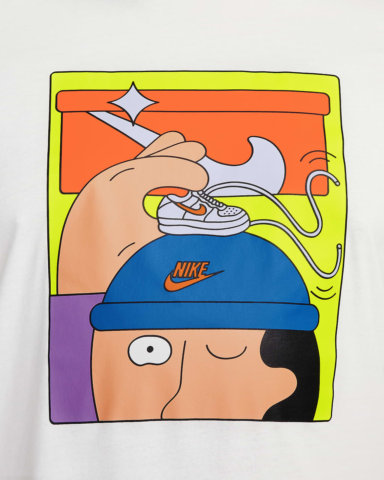 Nike cartoon hot sale t shirt