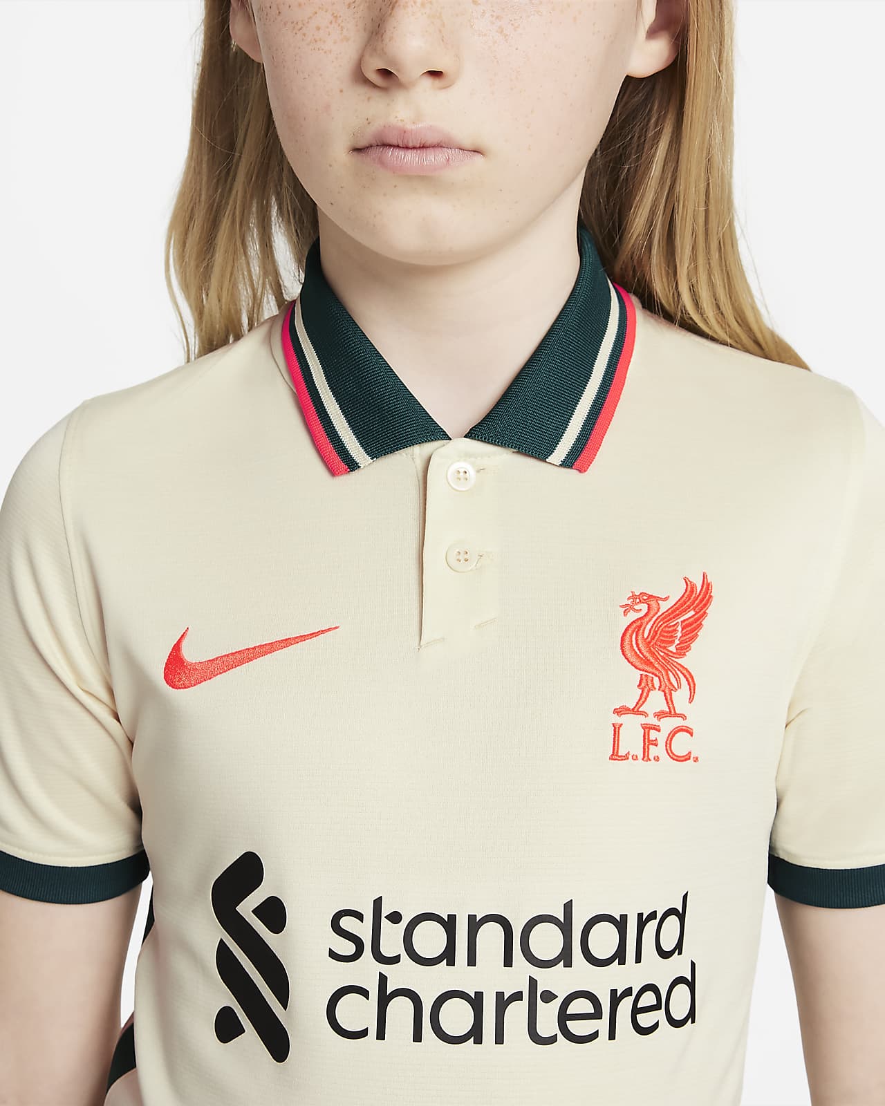 Segunda equipación Stadium Liverpool FC 2021/22 Camiseta de fútbol - Niño/a.  Nike ES