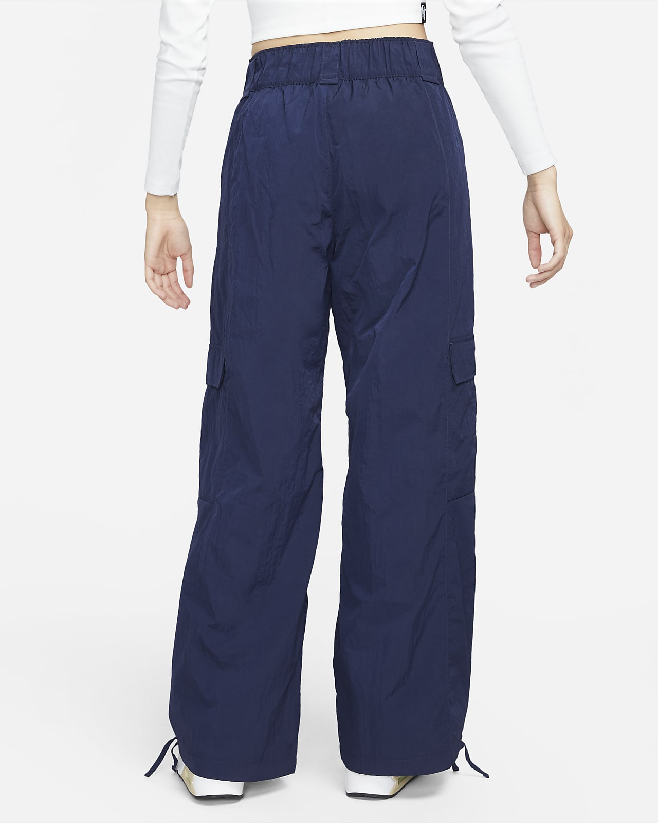 HUPOM Womens Dress Pants Stretchy Training Pants Trousers High Waist Rise  Long Straight-Leg Navy 2XL - Walmart.com