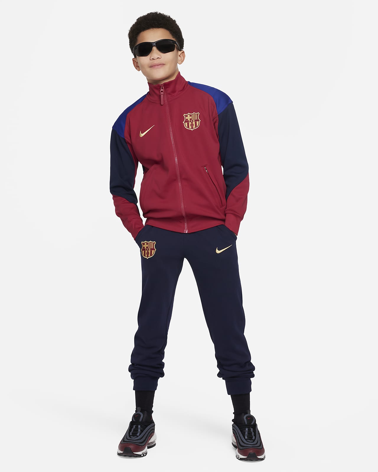 Chaqueta Chándal B261 Nike FC Barcelona Niño Junior Dri-Fit Qatar Airways