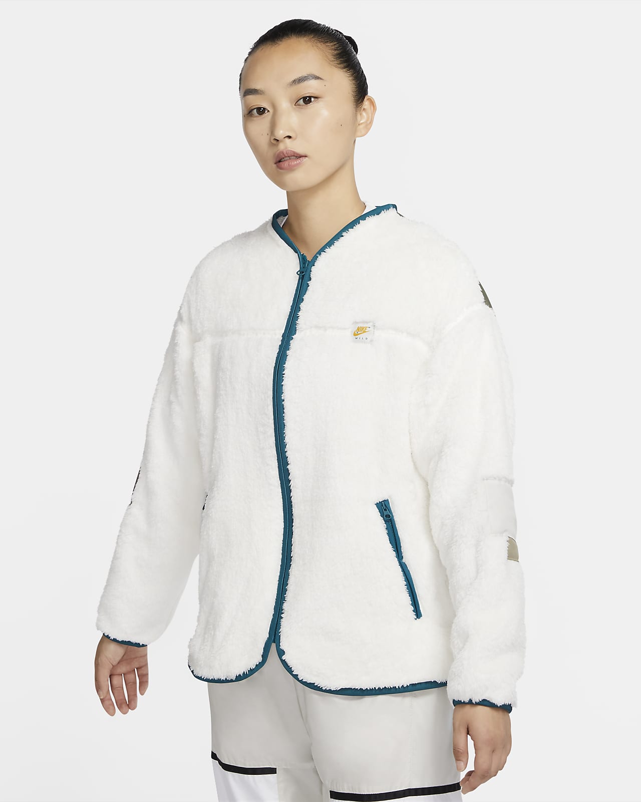 nike full zip fleece jacket