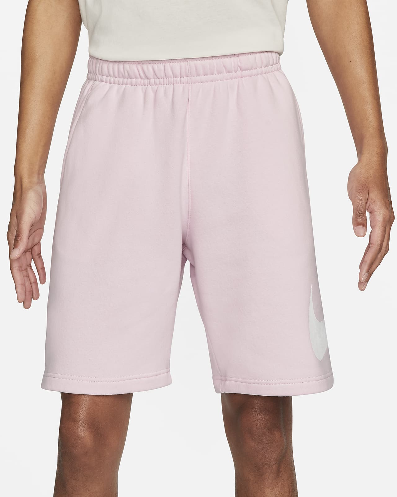 nike sportswear club shorts pink