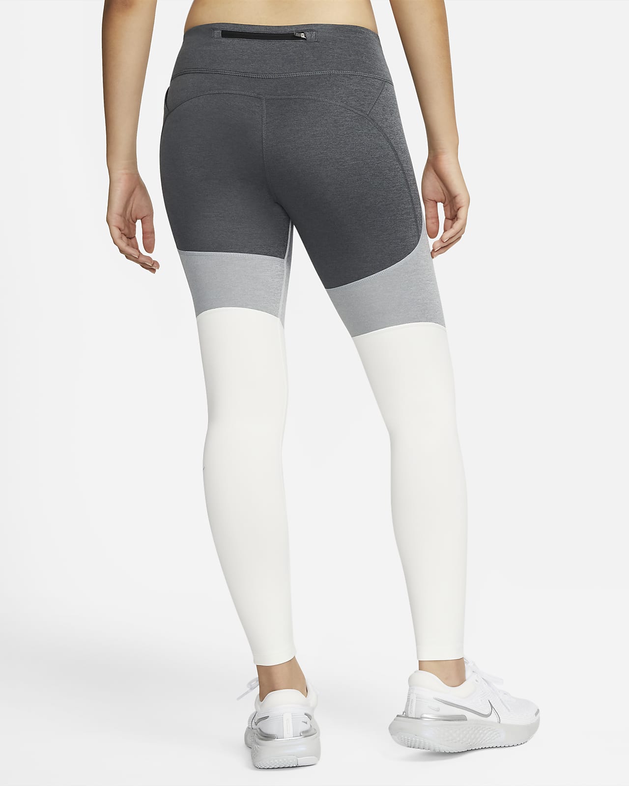 Two-tone 7/8 pocket legging, Nike, Running Bottoms