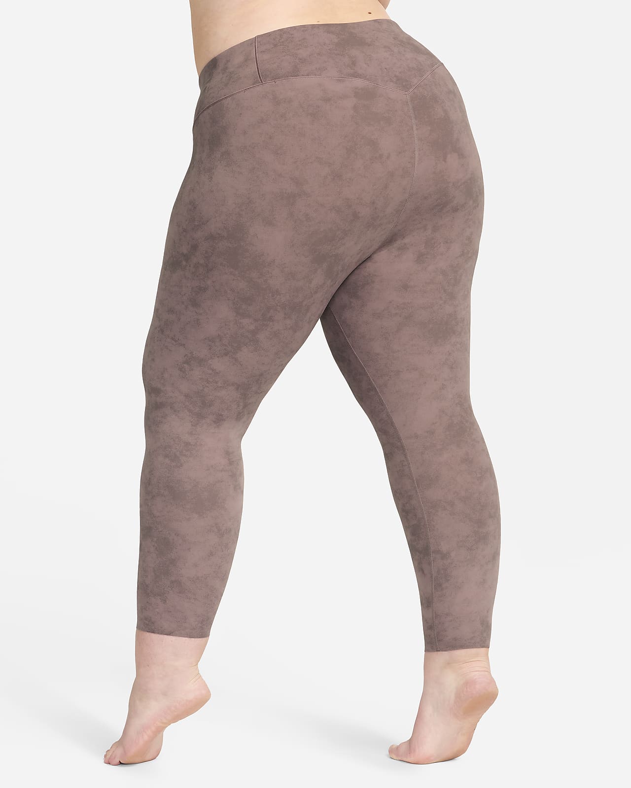 Nike Zenvy Batik 7/8-Leggings mit sanftem Halt und hohem Bund für Damen  (große Größe). Nike DE