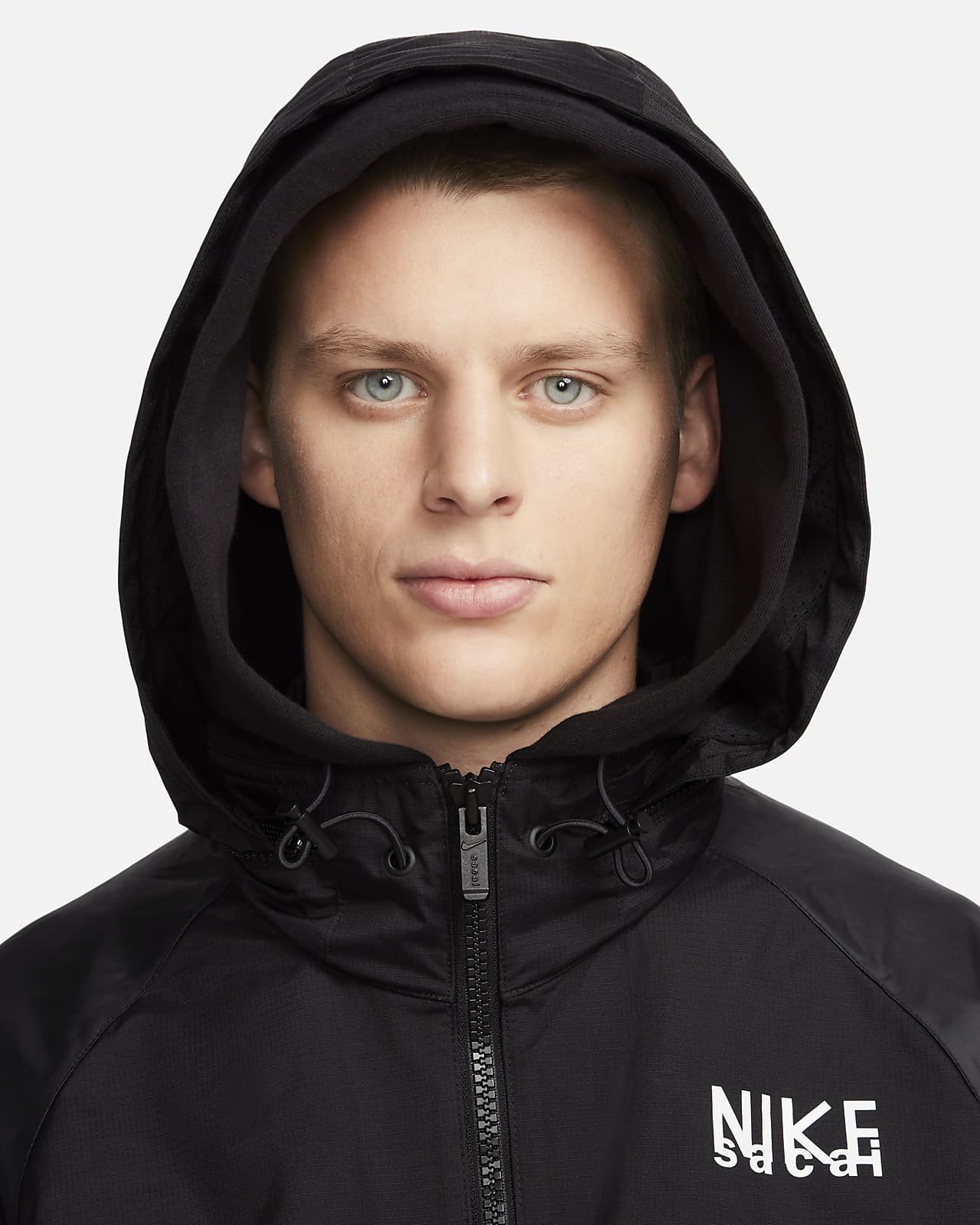 新品未使用】SACAI × NIKE Full Zip Hoodie 黒/M-