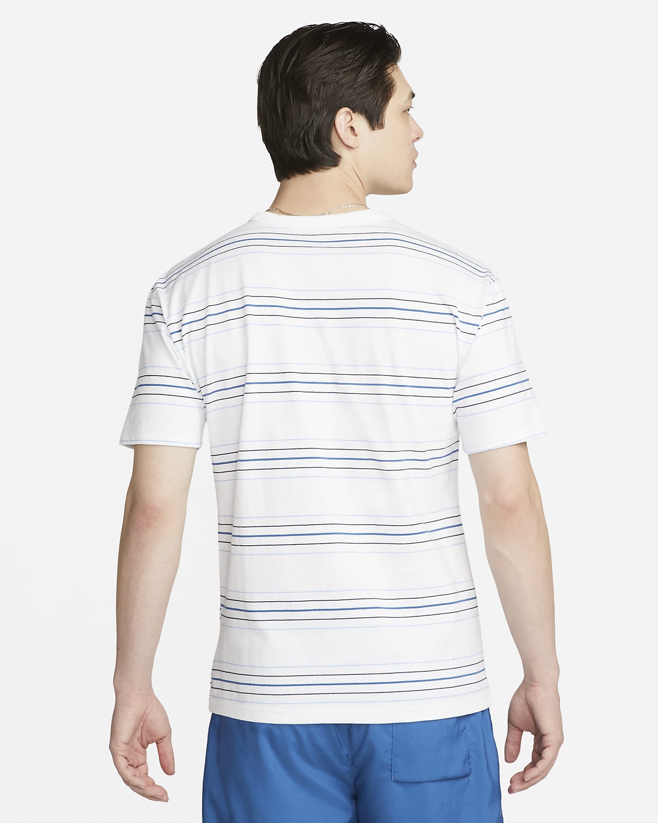 nike premium essential t shirt striped