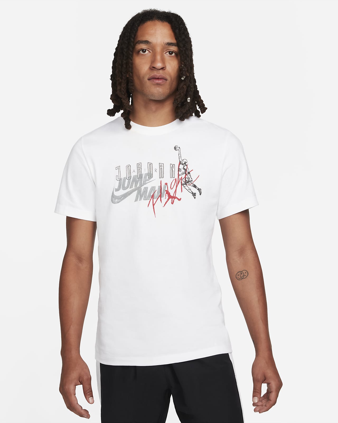 Jordan T-shirt met korte mouwen en graphic voor heren