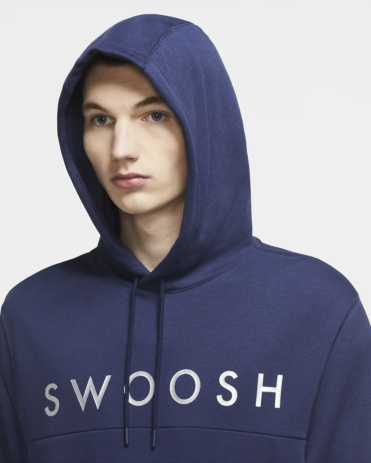 nike sportswear swoosh men's pullover hoodie