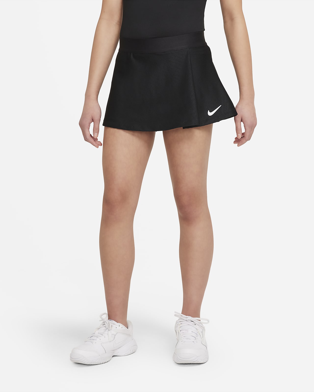 NikeCourt Dri-FIT Victory-tennisnederdel til større børn (piger)