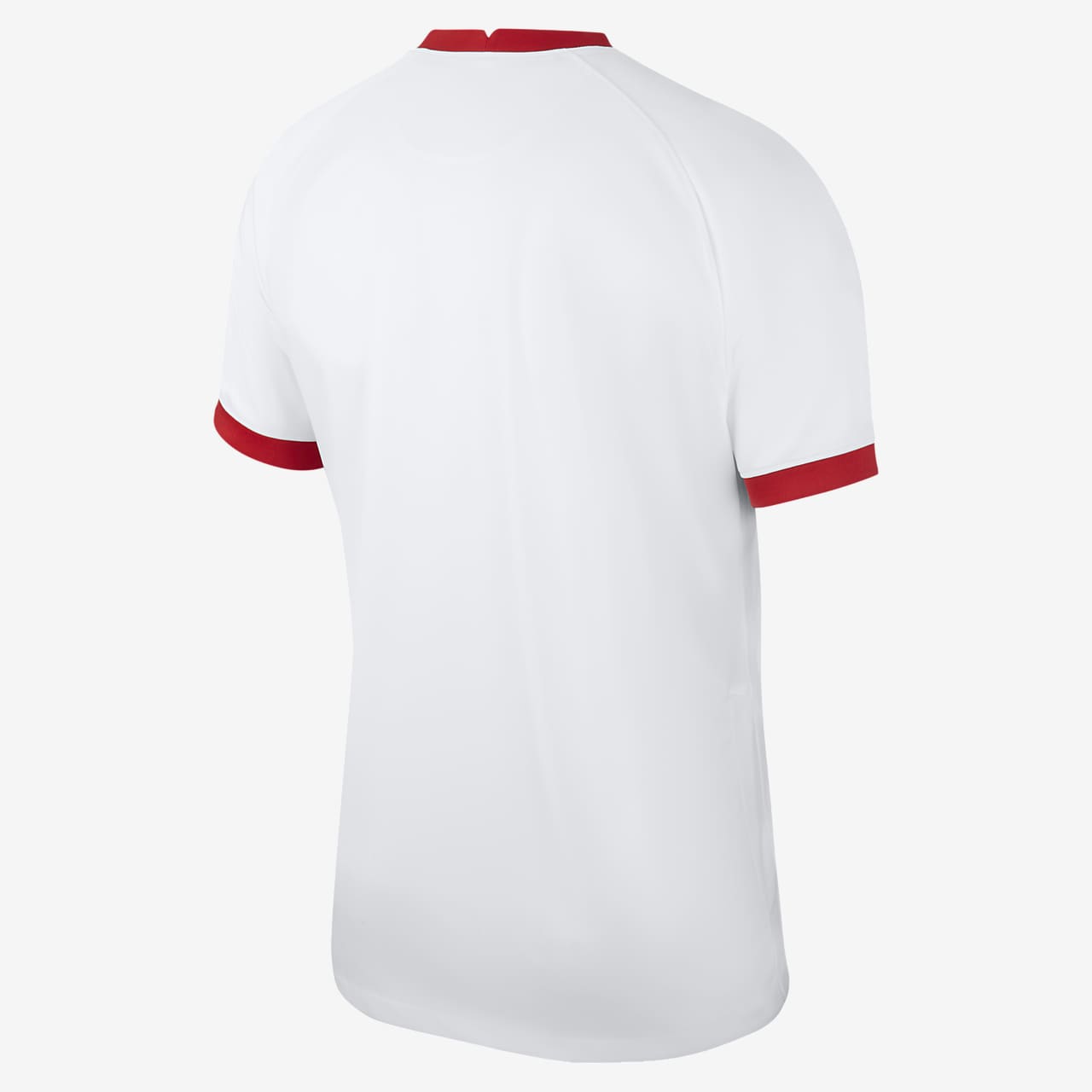 nike red and white football shirt