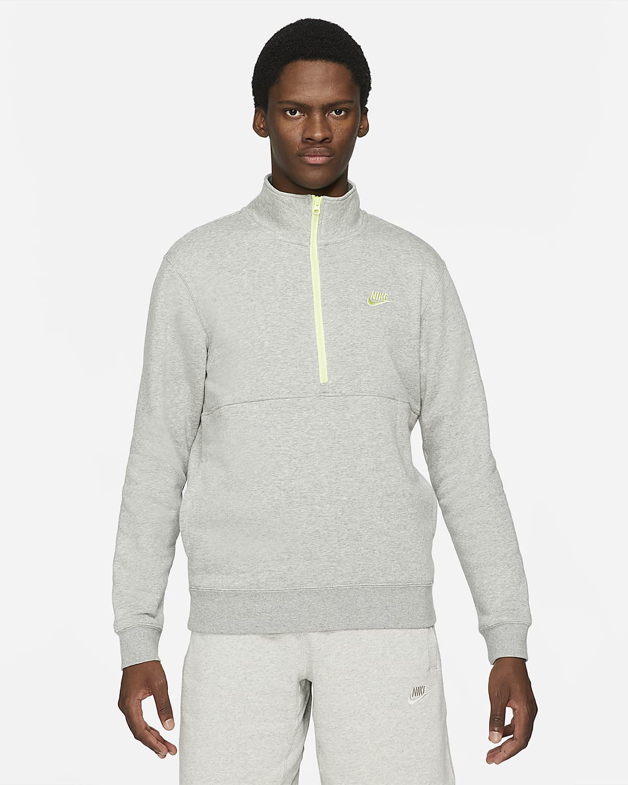 nike zip sweatshirt