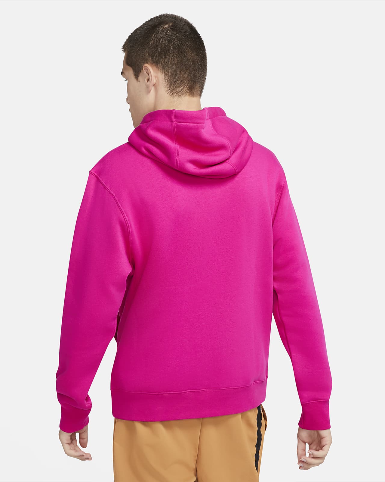 nike cotton fleece pullover hoody