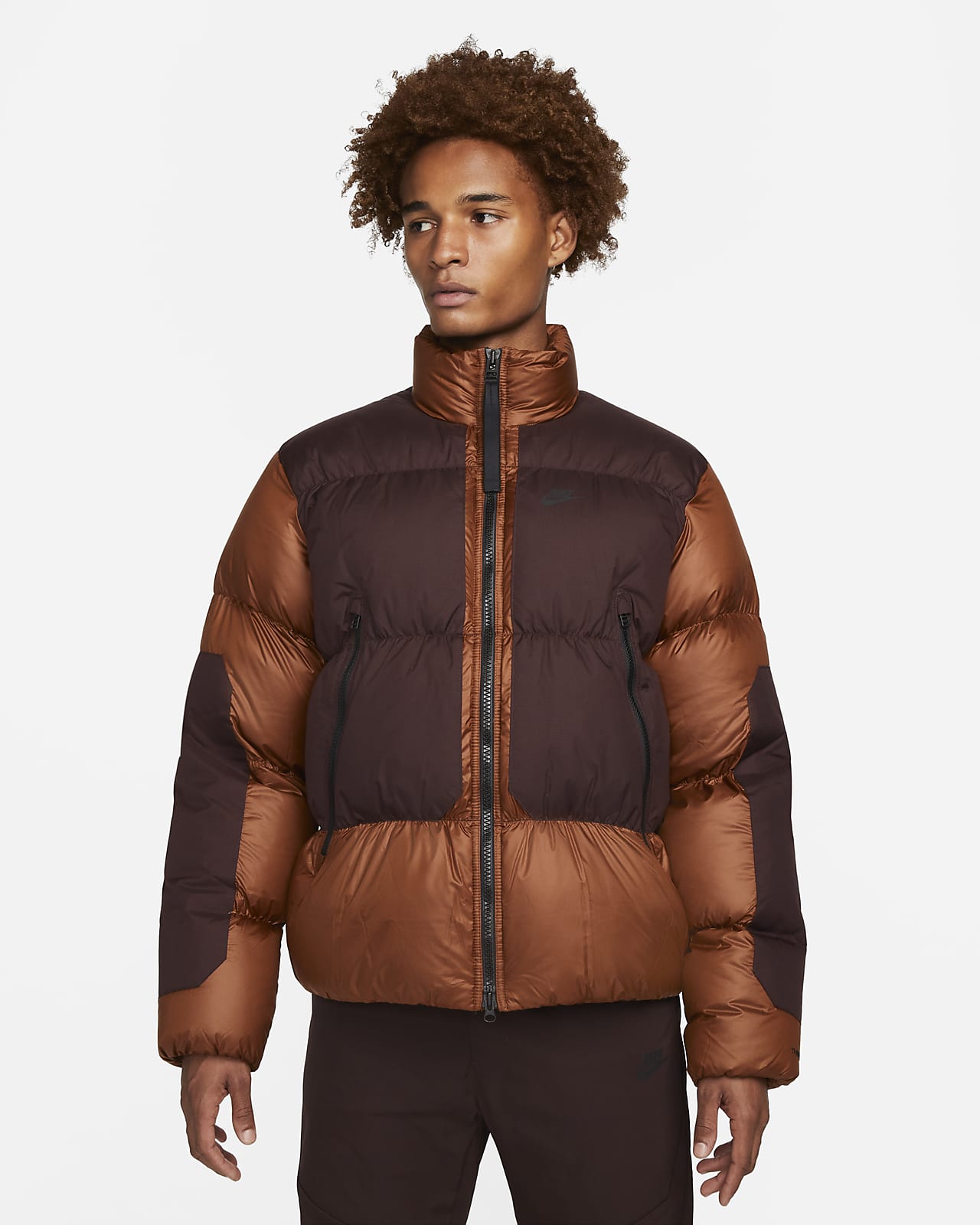 nike fur puffer jacket