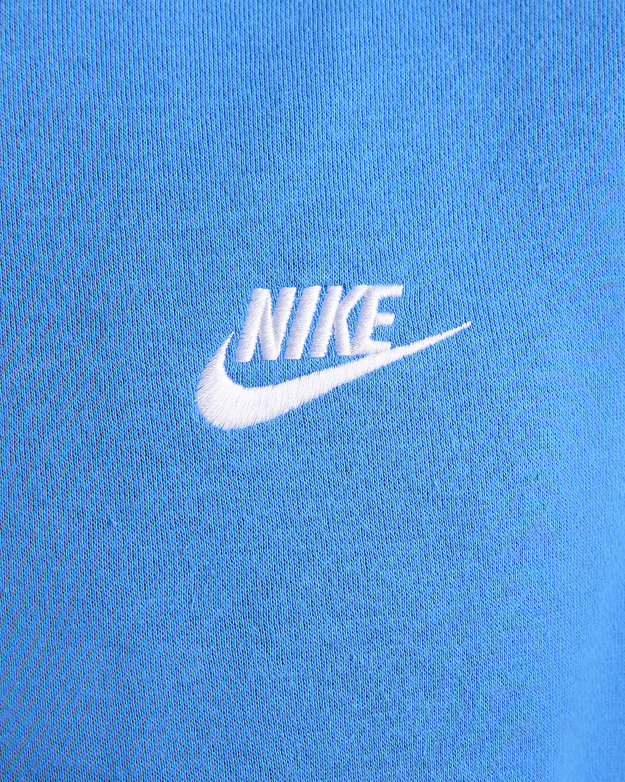 Nike sportswear club online fleece pullover hoodie blu