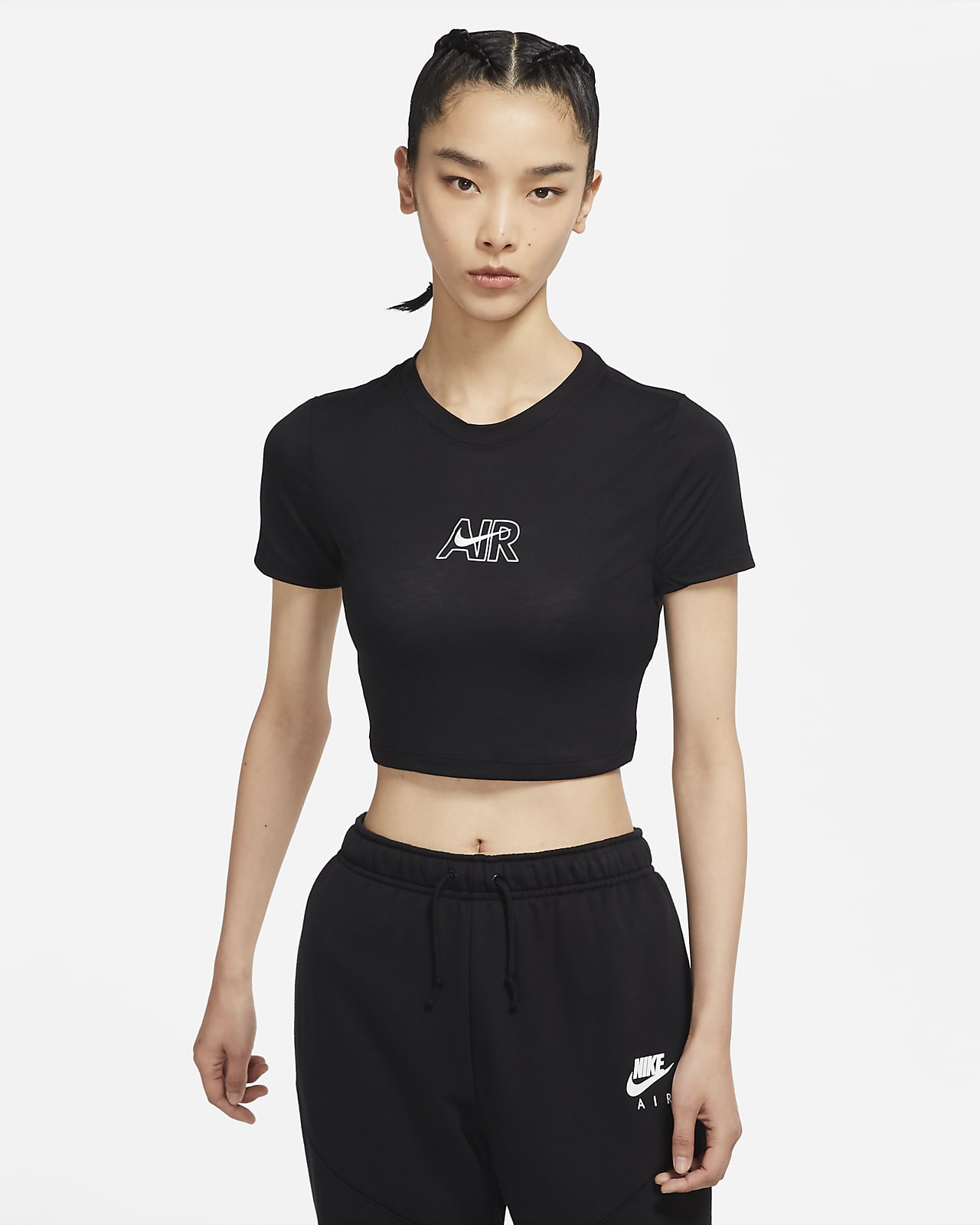 nike air women's crop top