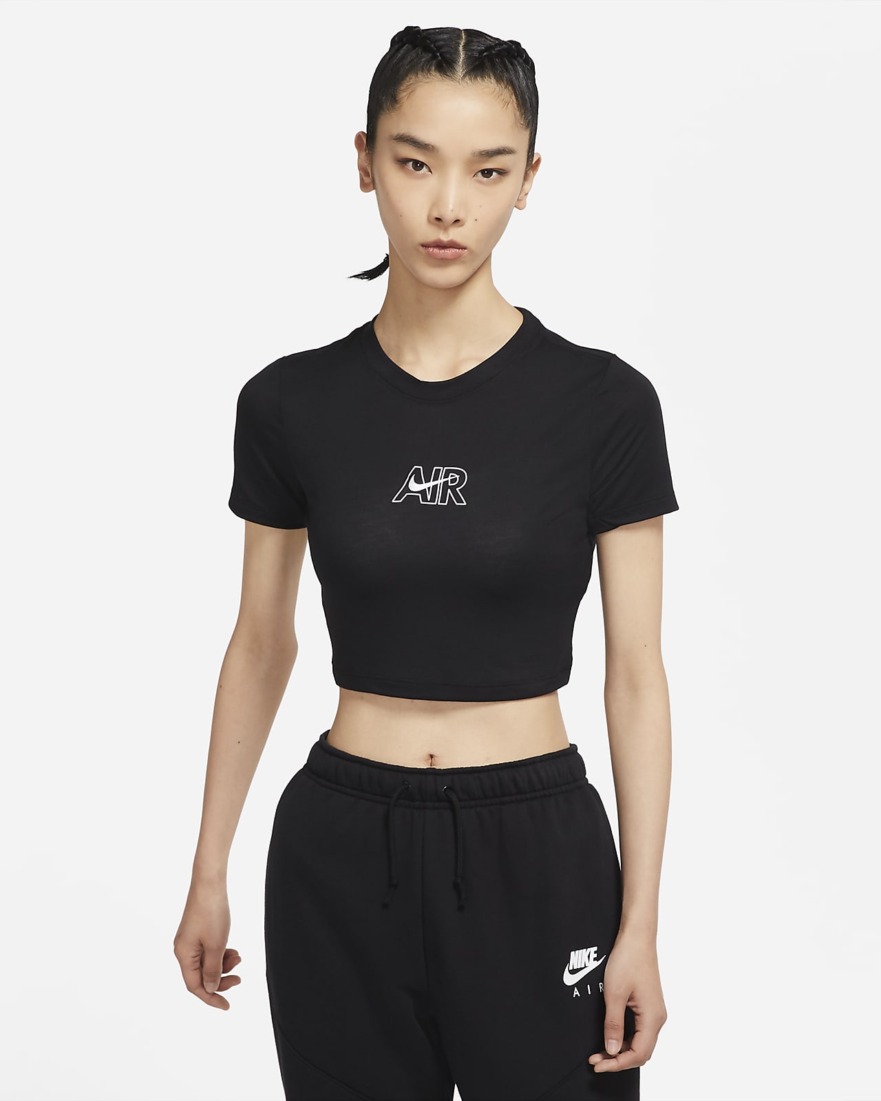 Nike cropped tshirt Clearance