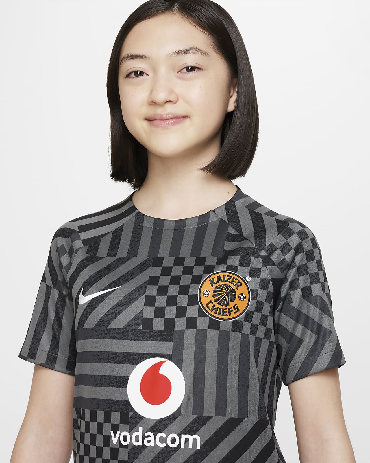 Kaizer Chiefs F.C. Older Kids' Nike Dri-FIT Pre-Match Football Top. Nike SA